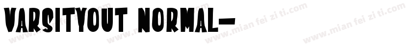 VarsityOut Normal字体转换